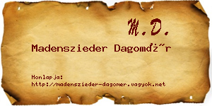 Madenszieder Dagomér névjegykártya